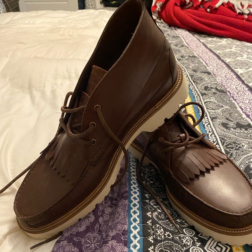 Selling here a pair of Cole Haan chukka boots in A size 11M.